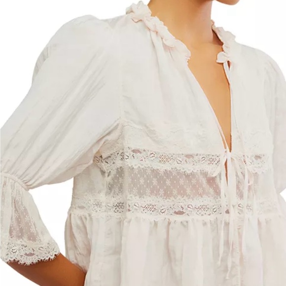FREE PEOPLE NWT FOREVER YOUNG BED JACKET MEDIUM - Picture 6 of 8